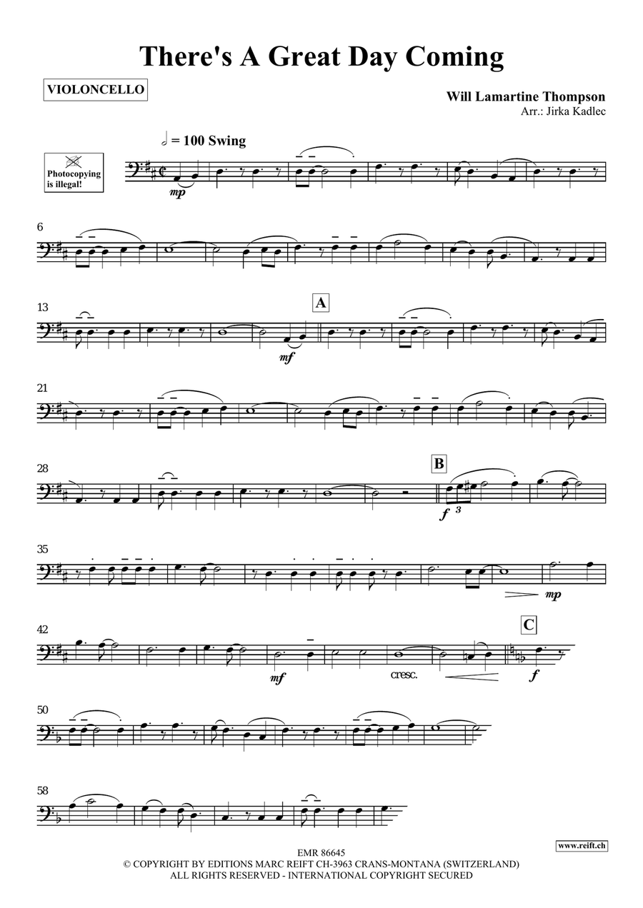 There's A Great Day Coming Piano Accompaniment scores gallery preview page 3