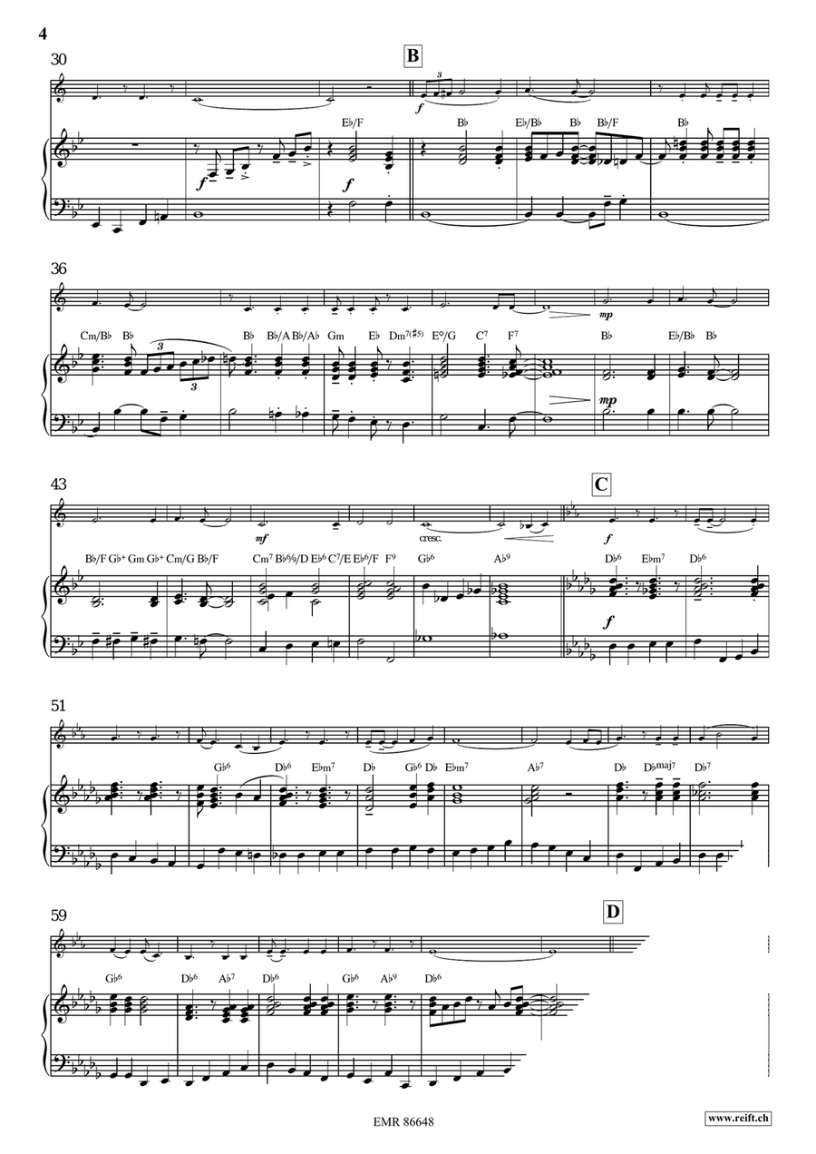 There's A Great Day Coming Bass Clarinet scores gallery preview page 5
