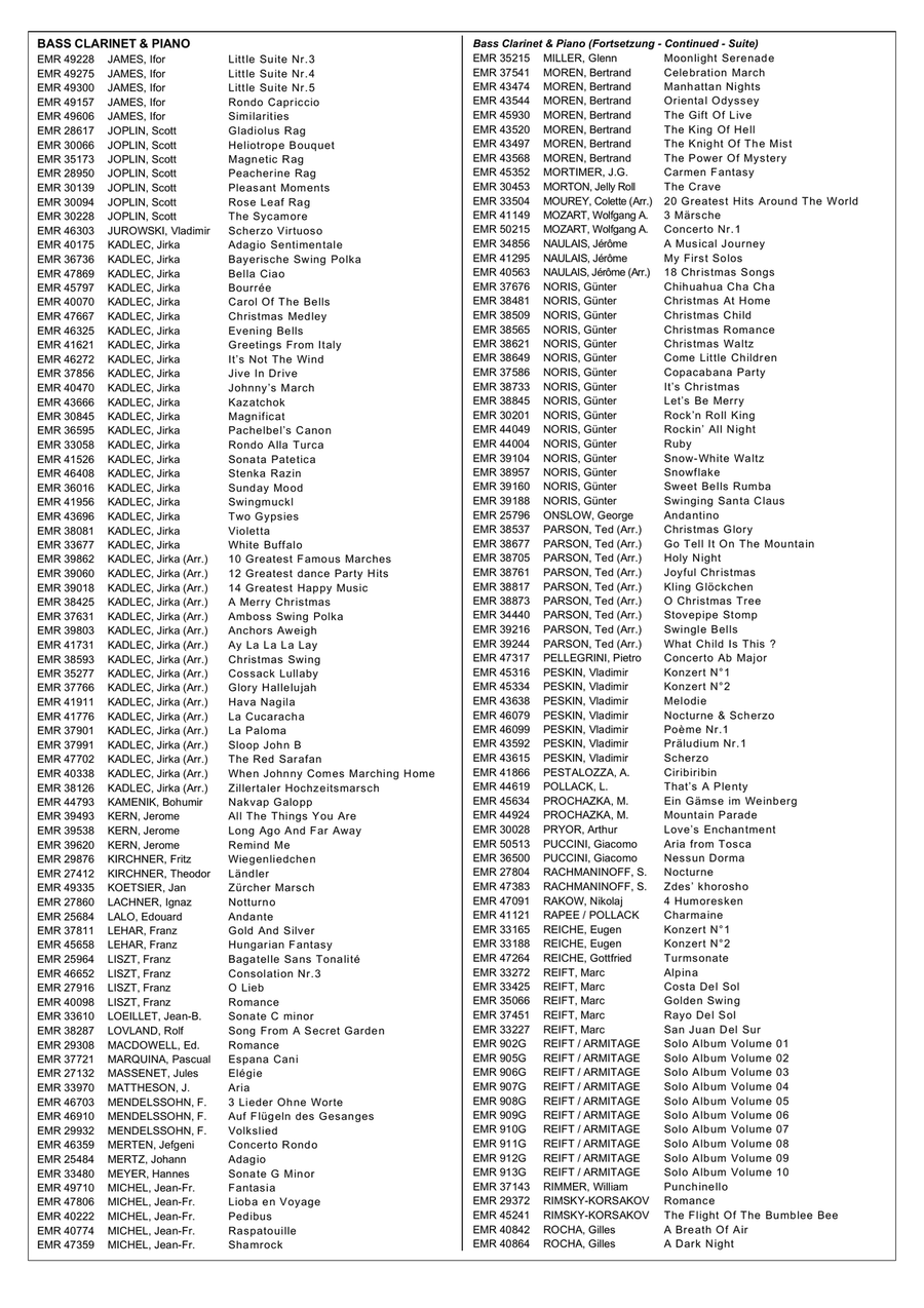 There's A Great Day Coming Bass Clarinet scores gallery preview page 6