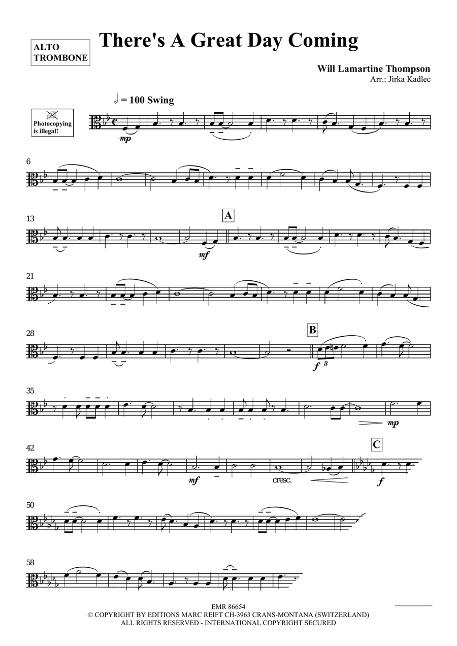 There's A Great Day Coming Piano Accompaniment scores gallery preview page 3