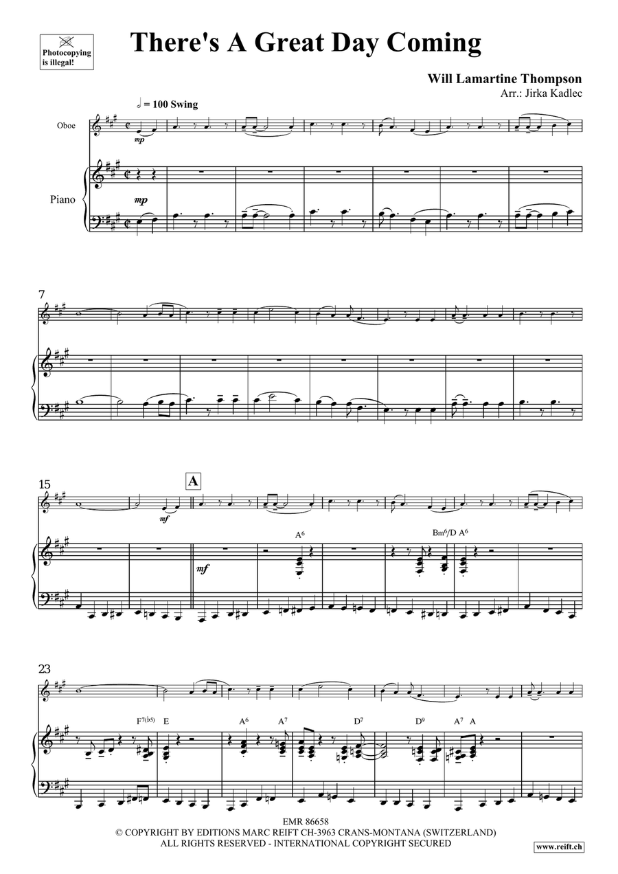 There's A Great Day Coming Piano Accompaniment scores gallery preview page 4