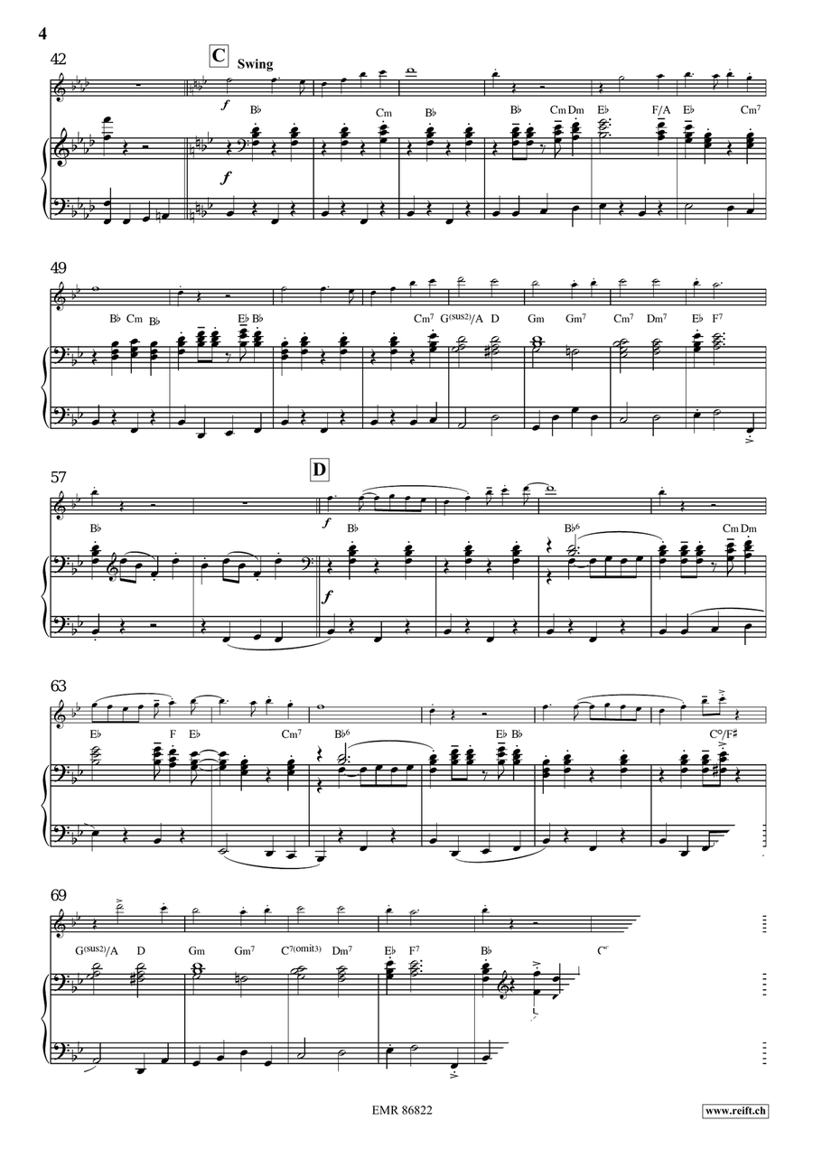 Victory Hymn Of The Republic Flute Solo scores gallery preview page 5