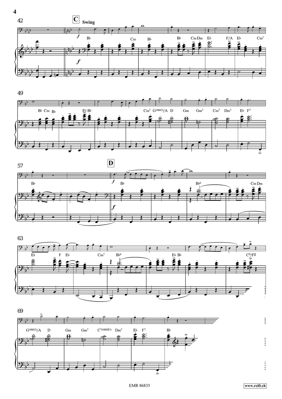 Victory Hymn Of The Republic Piano Accompaniment scores gallery preview page 5