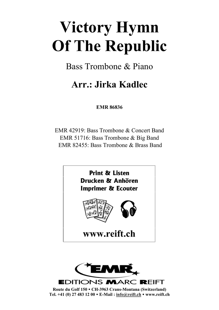 Victory Hymn Of The Republic Bass Trombone scores gallery preview page 2