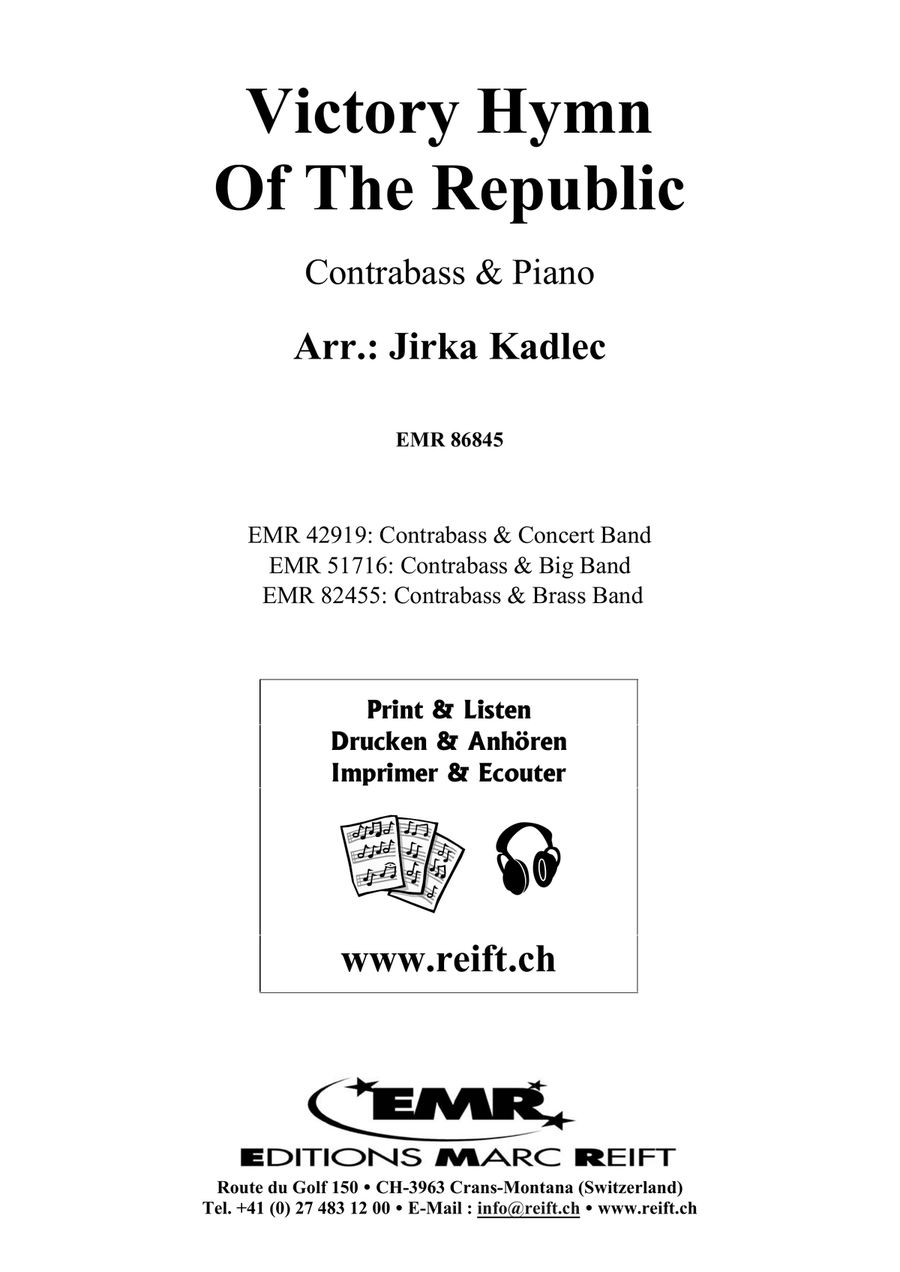 Victory Hymn Of The Republic Double Bass scores gallery preview page 2