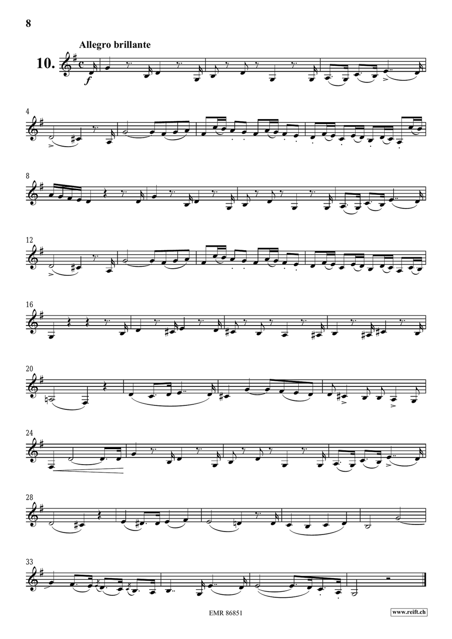 L' Art De Chanter L' Art De Chanter Bass Clarinet scores gallery preview page 8
