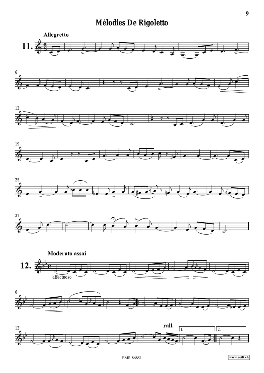 L' Art De Chanter L' Art De Chanter Bass Clarinet scores gallery preview page 9