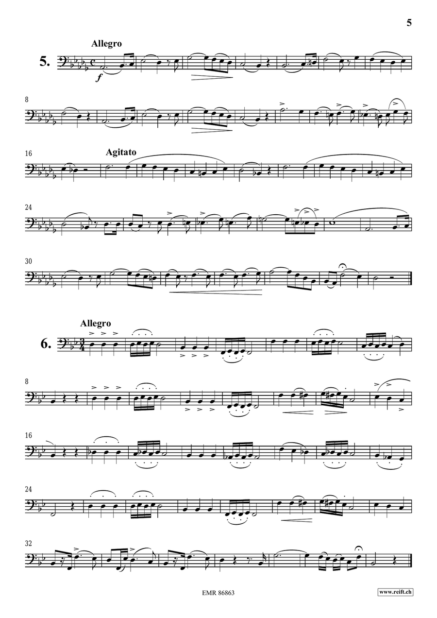 L' Art De Chanter L' Art De Chanter Bass Trombone scores gallery preview page 5