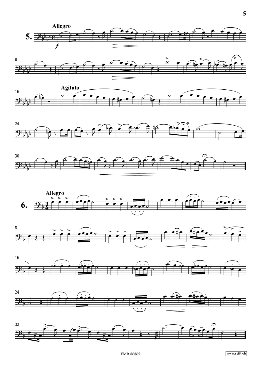 L' Art De Chanter L' Art De Chanter Euphonium scores gallery preview page 5
