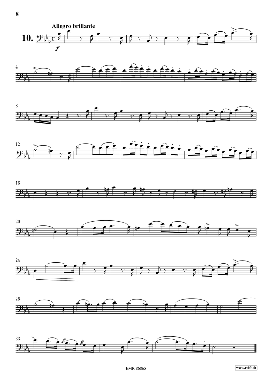 L' Art De Chanter L' Art De Chanter Euphonium scores gallery preview page 8