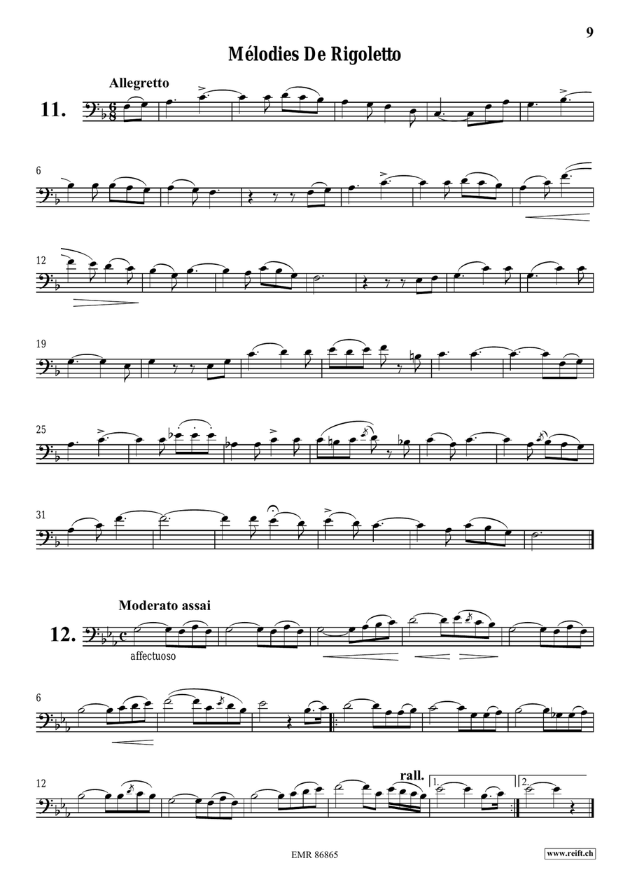 L' Art De Chanter L' Art De Chanter Euphonium scores gallery preview page 9