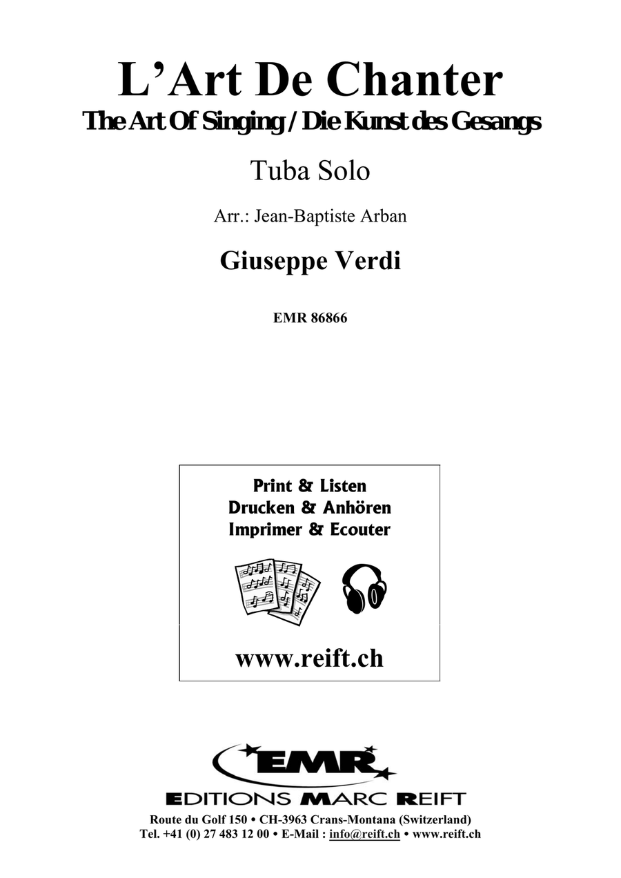 L' Art De Chanter L' Art De Chanter Tuba scores gallery preview page 2