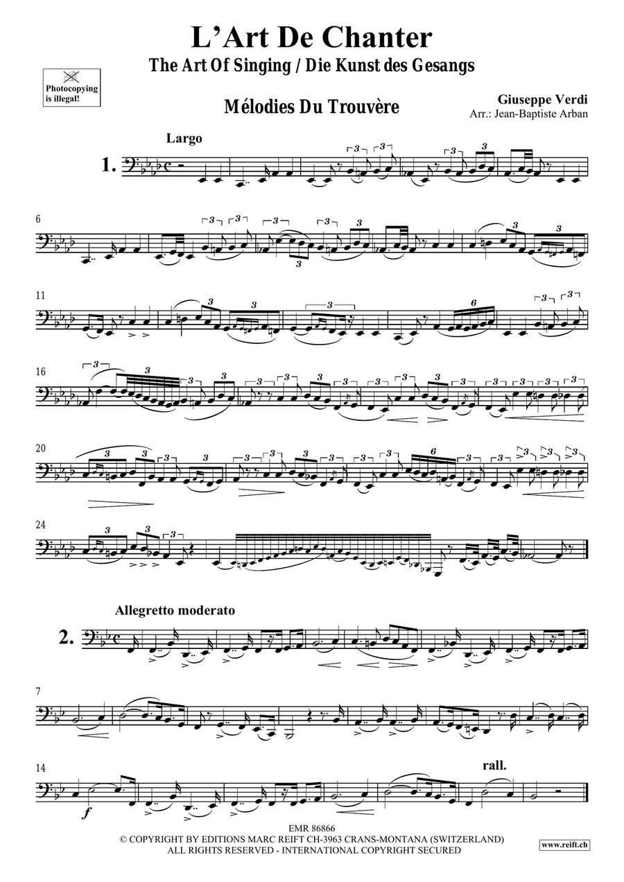 L' Art De Chanter L' Art De Chanter Tuba scores gallery preview page 3