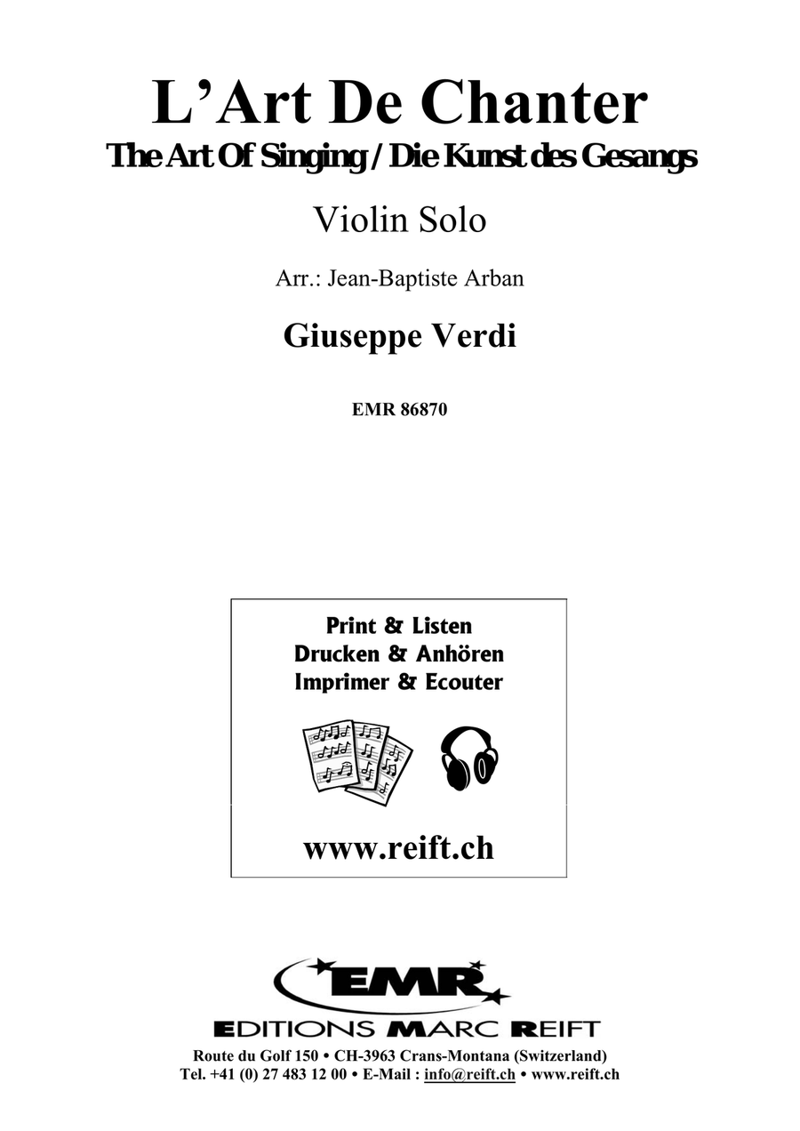 L' Art De Chanter L' Art De Chanter Violin Solo scores gallery preview page 2