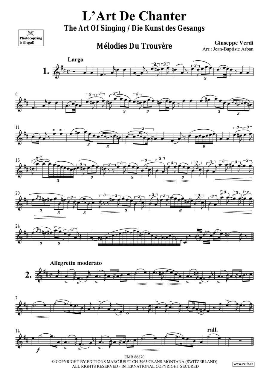 L' Art De Chanter L' Art De Chanter Violin Solo scores gallery preview page 3