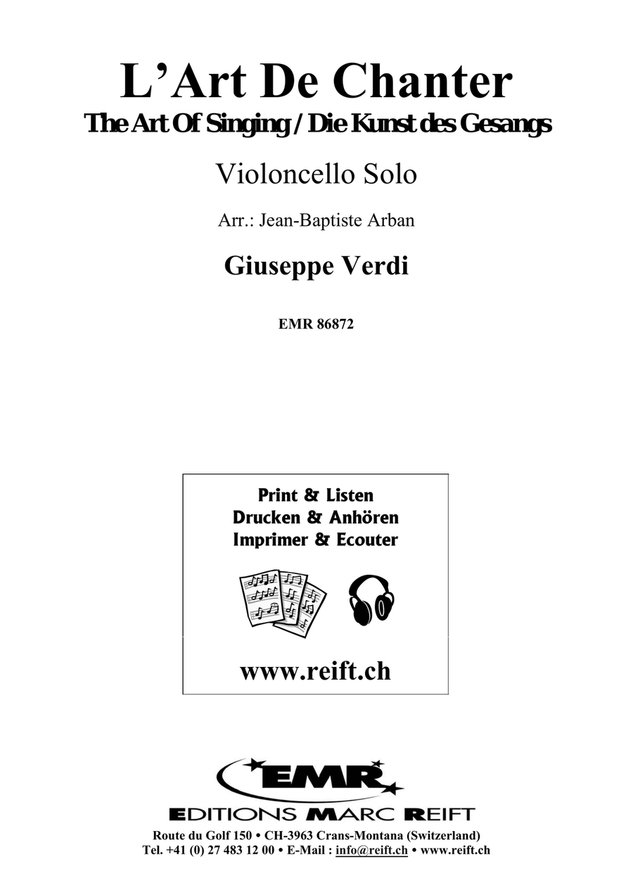 L' Art De Chanter L' Art De Chanter Cello Solo scores gallery preview page 2