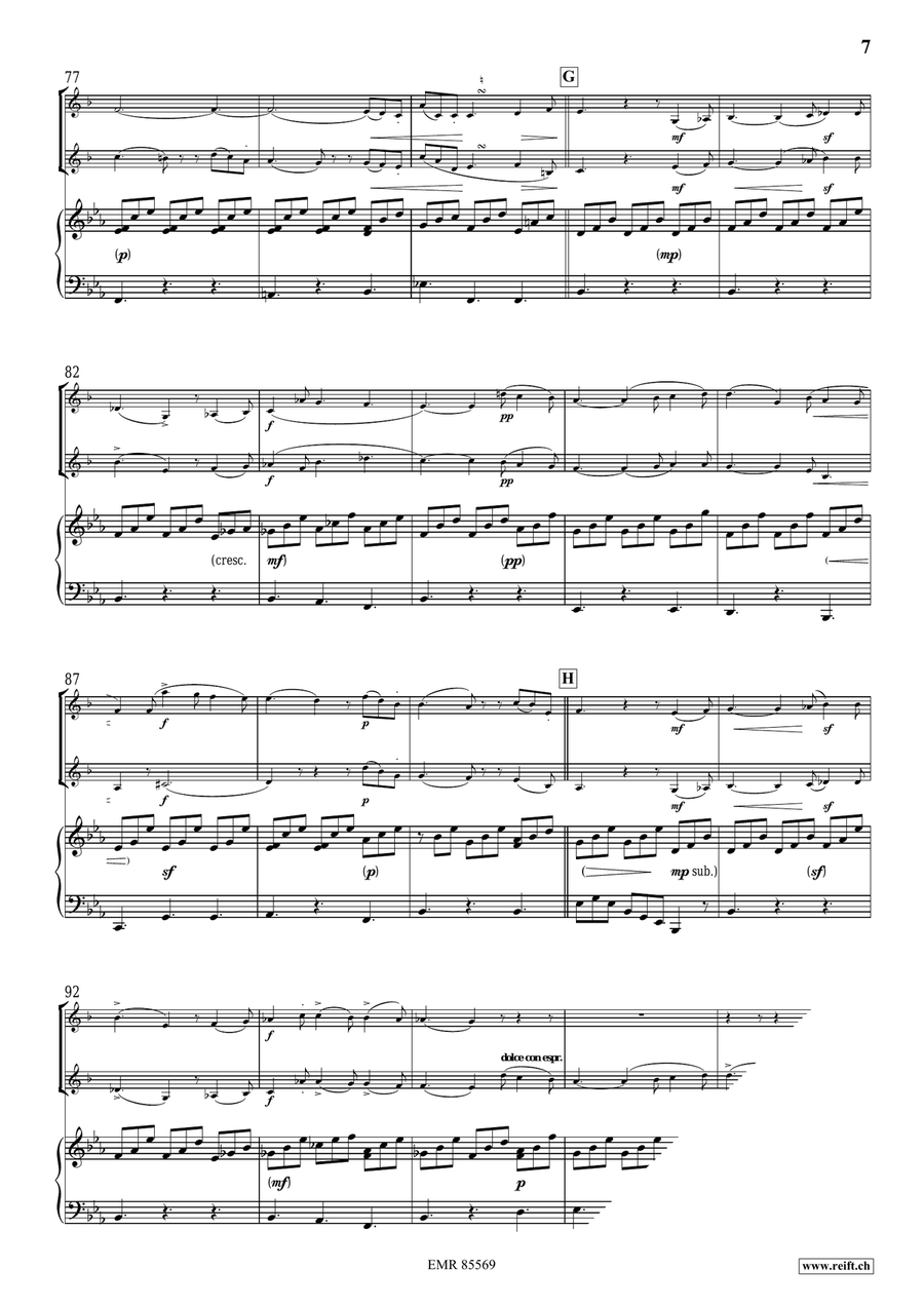 Concertpiece No. 1 by Felix Bartholdy Mendelssohn Euphonium Duet - Sheet Music page 7