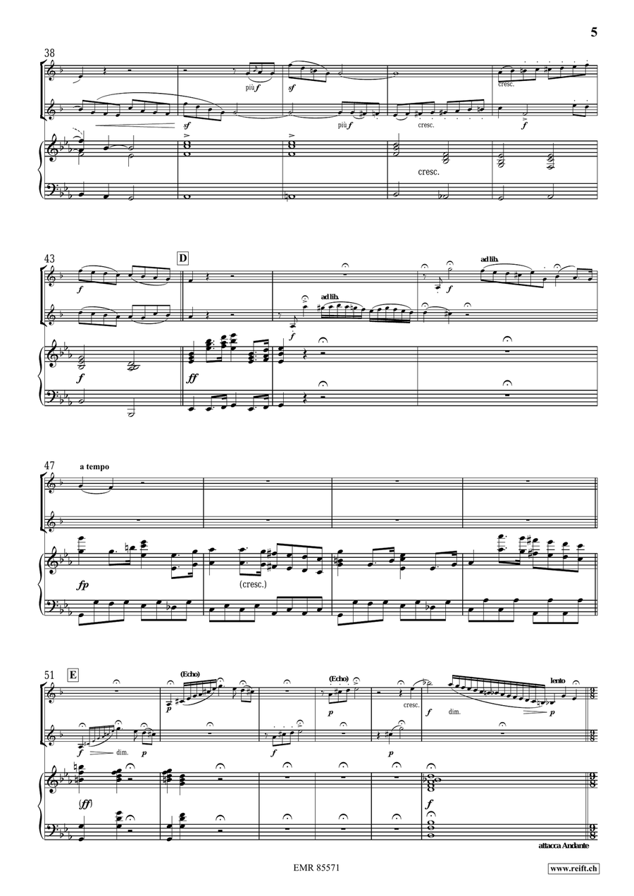 Concertpiece No. 1 by Felix Bartholdy Mendelssohn Euphonium - Sheet Music page 5