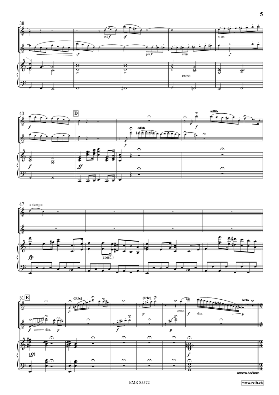 Concertpiece No. 1 by Felix Bartholdy Mendelssohn Piccolo - Sheet Music page 5