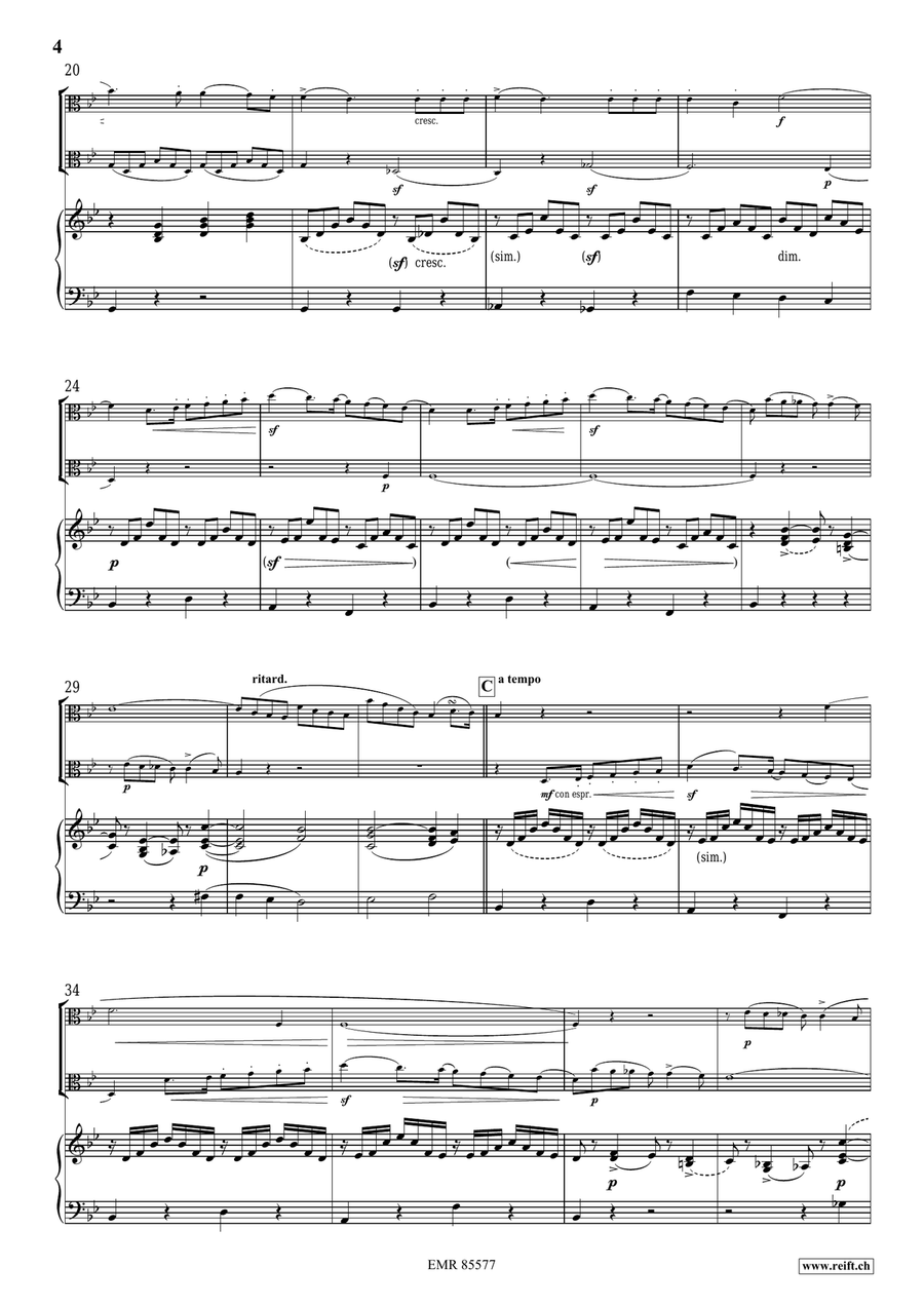 Concertpiece No. 1 by Felix Bartholdy Mendelssohn Viola - Sheet Music page 4
