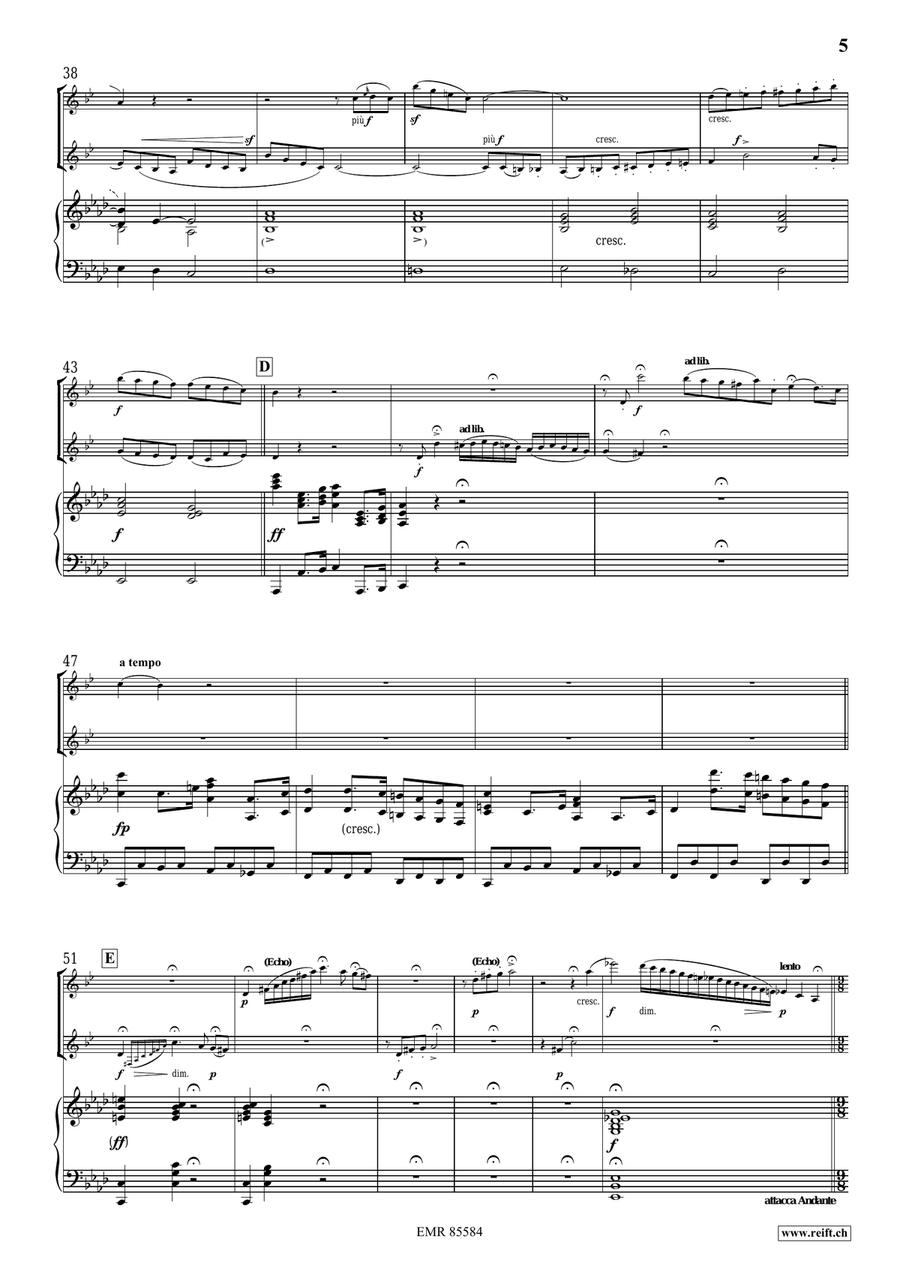 Concertpiece No. 1 by Felix Bartholdy Mendelssohn Bass Clarinet - Sheet Music page 5