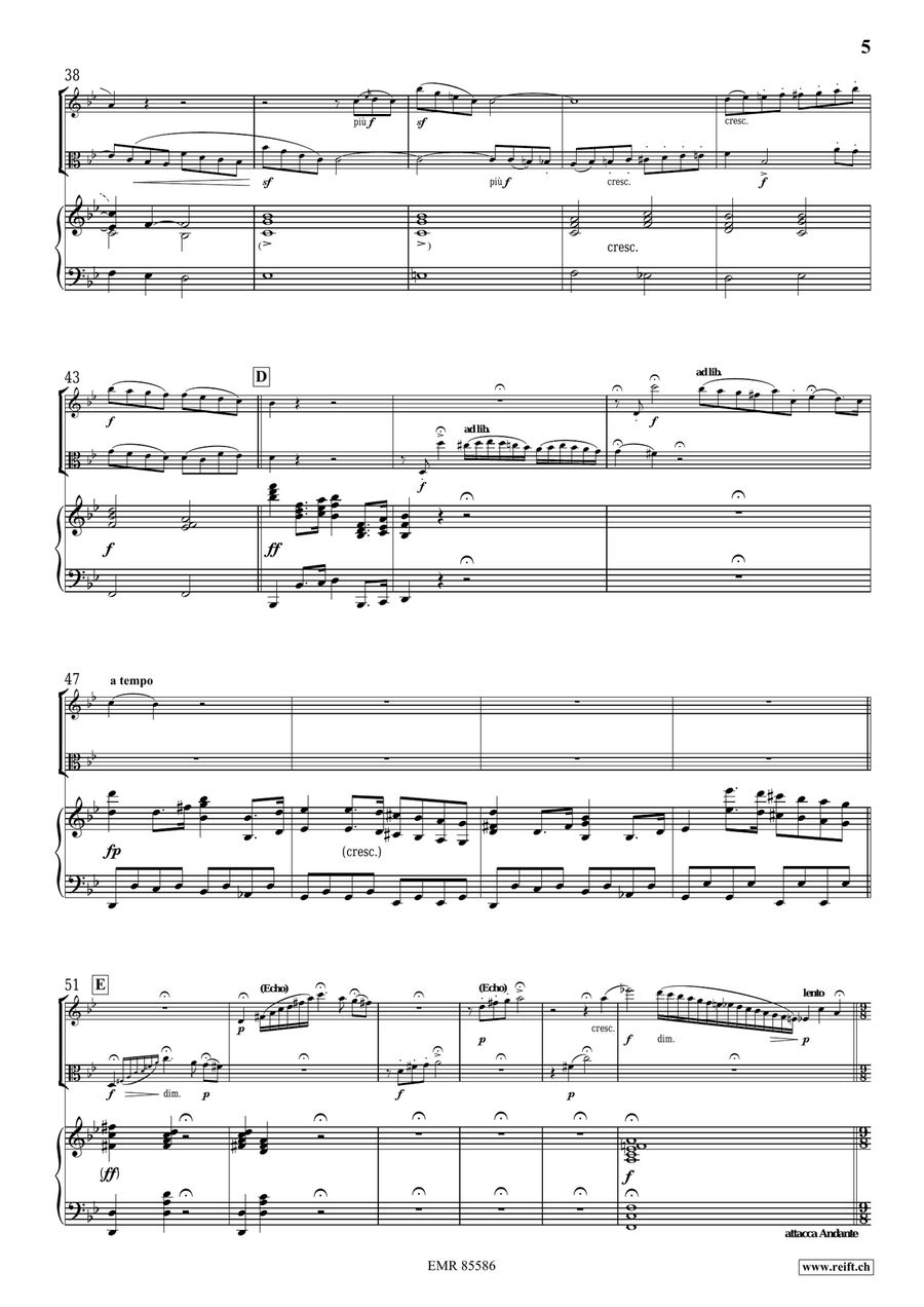 Concertpiece No. 1 by Felix Bartholdy Mendelssohn Viola - Sheet Music page 5