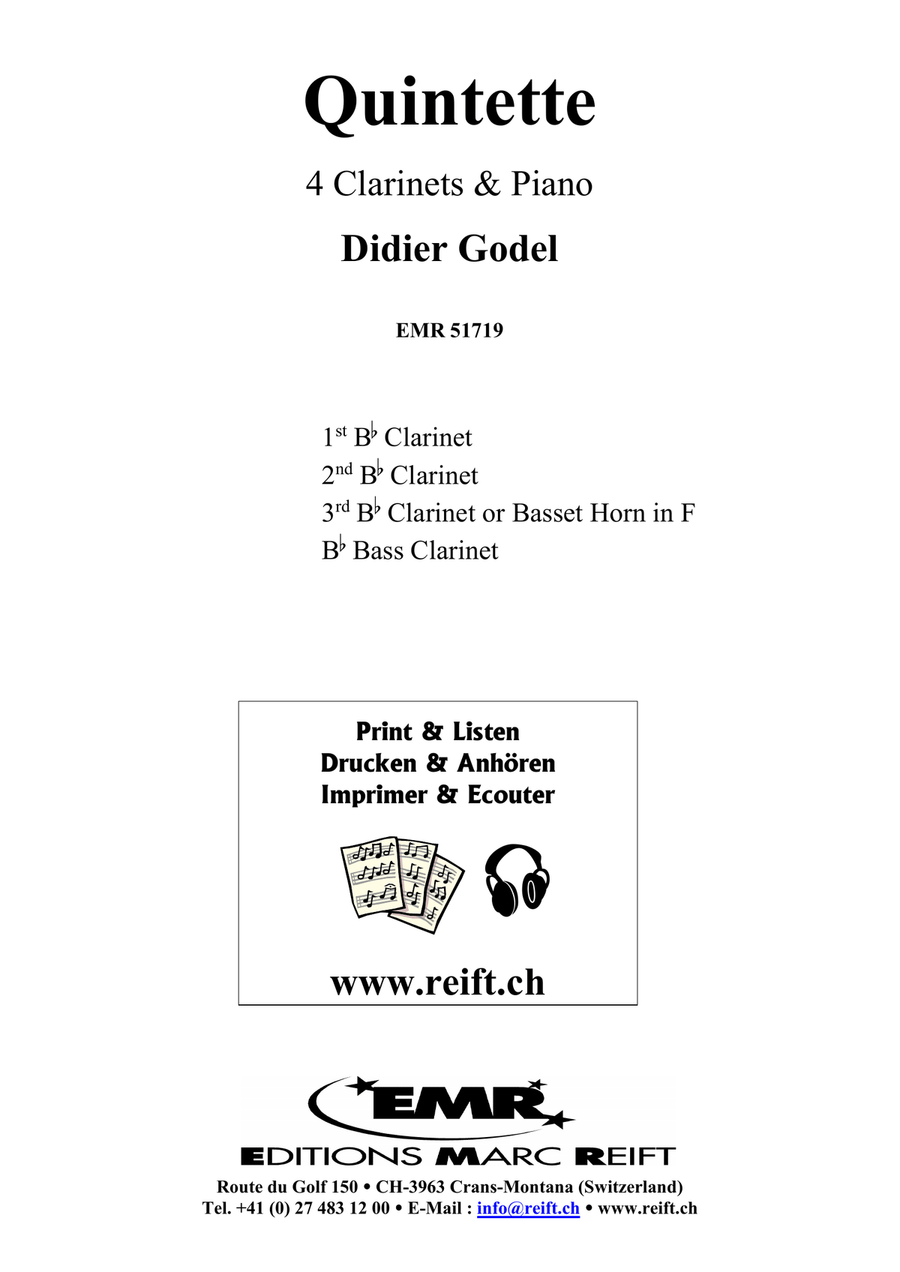 Quintette Quintette Clarinet scores gallery preview page 2