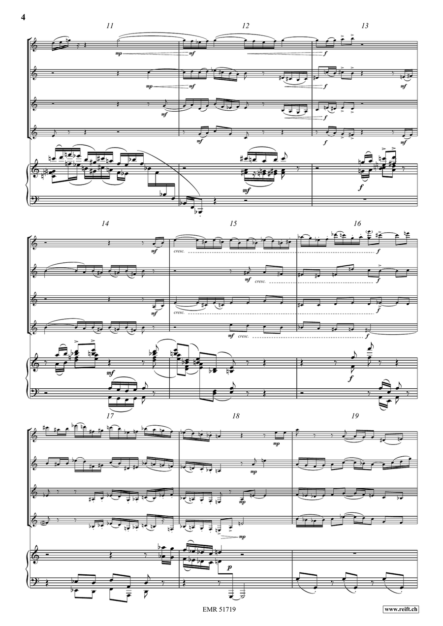 Quintette Quintette Clarinet scores gallery preview page 5