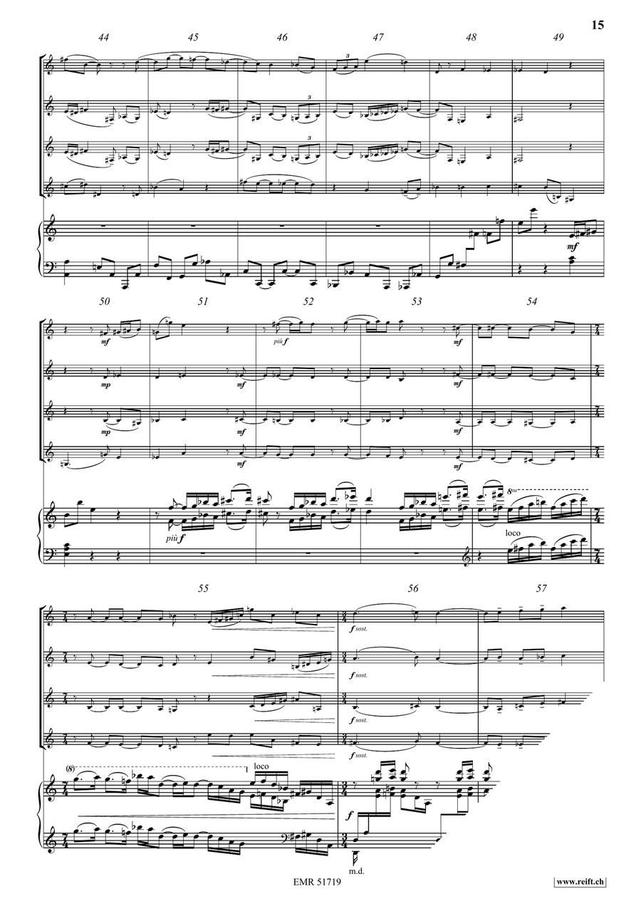 Quintette Quintette Clarinet scores gallery preview page 9