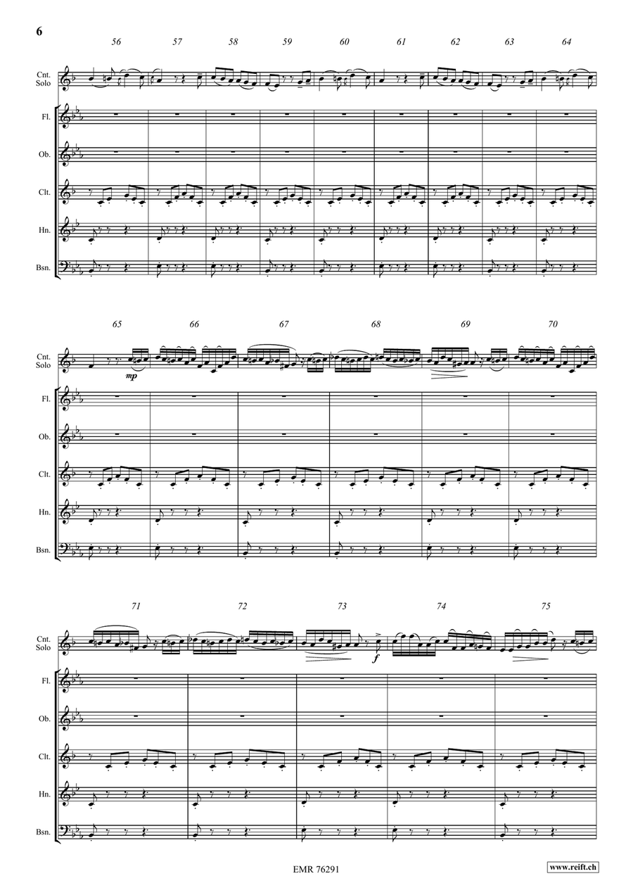Carnival Of Venice Carnival Of Venice Woodwind Quintet scores gallery preview page 6