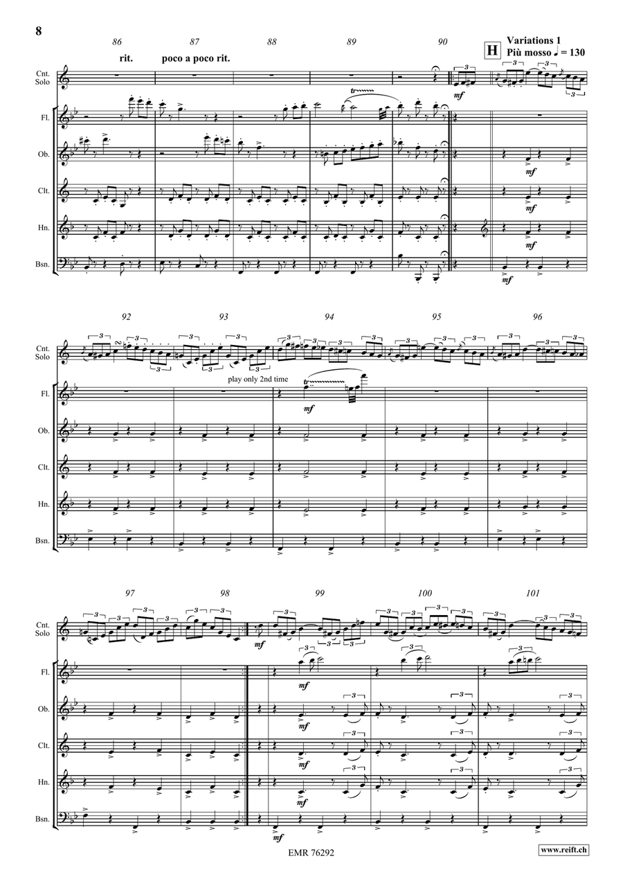 Fantaisie Brillante Fantaisie Brillante Woodwind Quintet scores gallery preview page 8