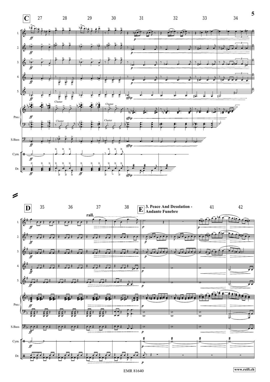 The Wild West Adventure The Wild West Adventure Clarinet Quintet scores gallery preview page 6