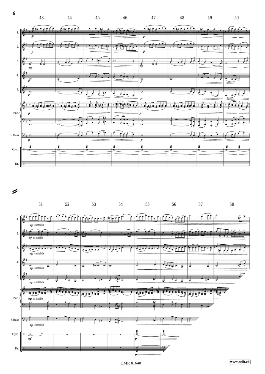 The Wild West Adventure The Wild West Adventure Clarinet Quintet scores gallery preview page 7