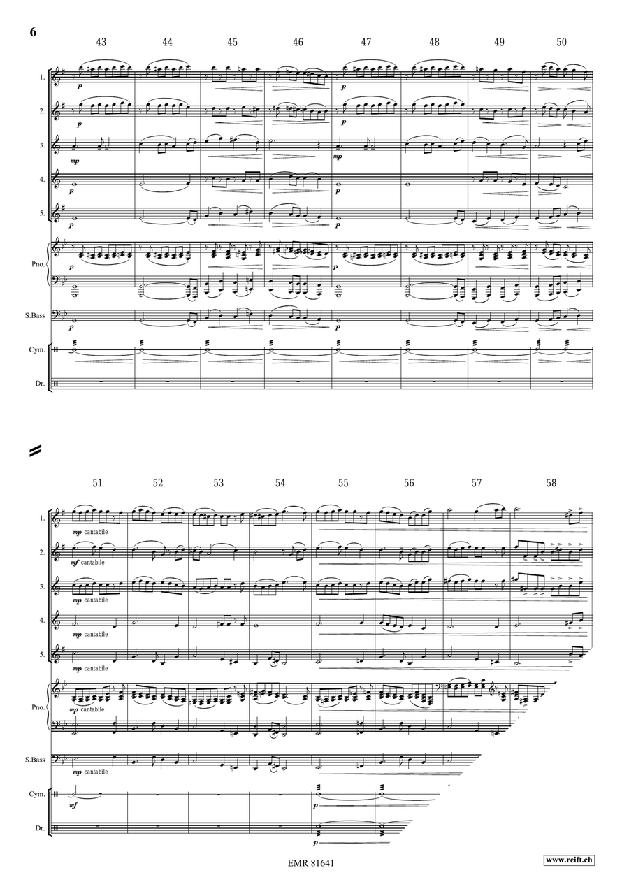 The Wild West Adventure The Wild West Adventure Saxophone Quintet scores gallery preview page 7