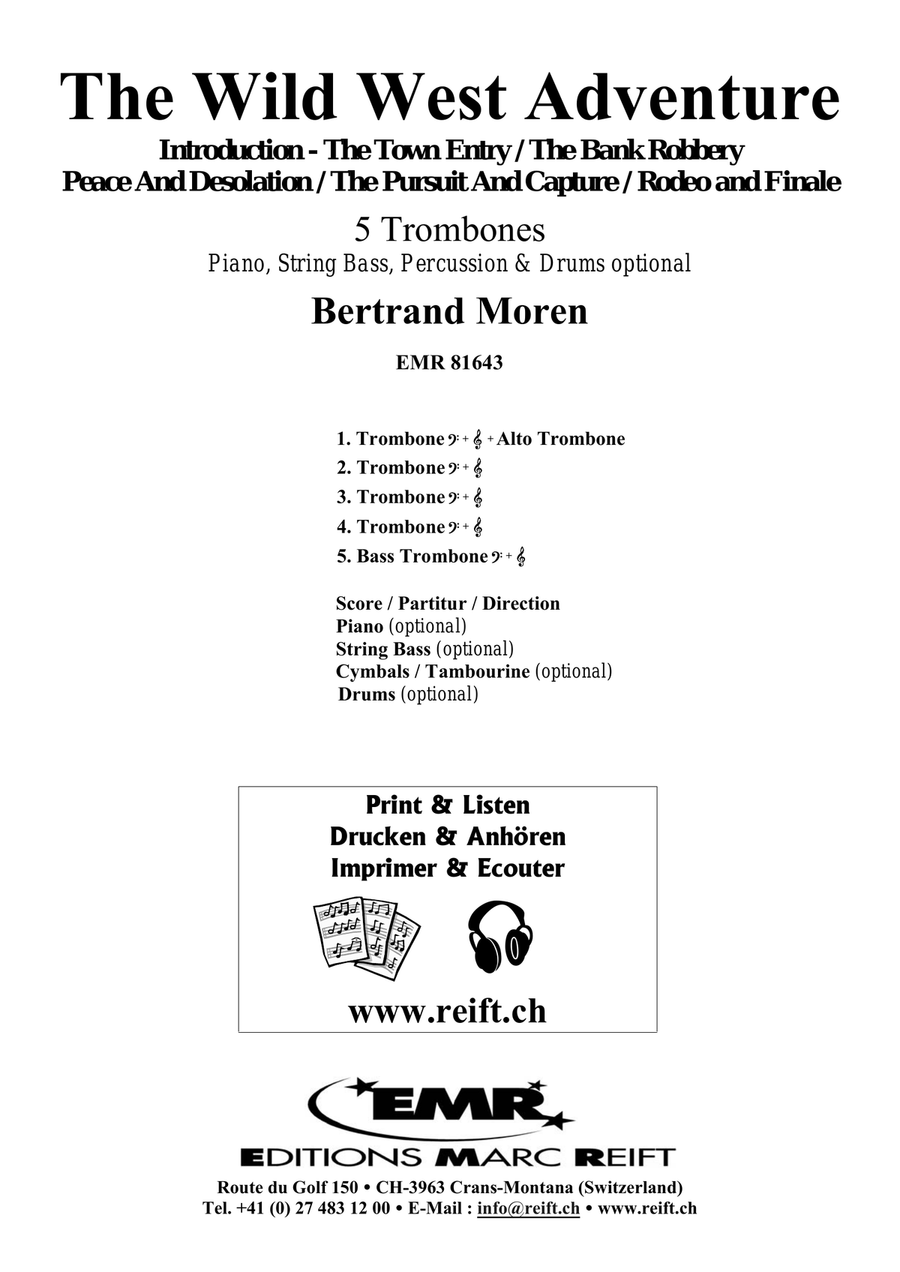 The Wild West Adventure The Wild West Adventure Trombone scores gallery preview page 2