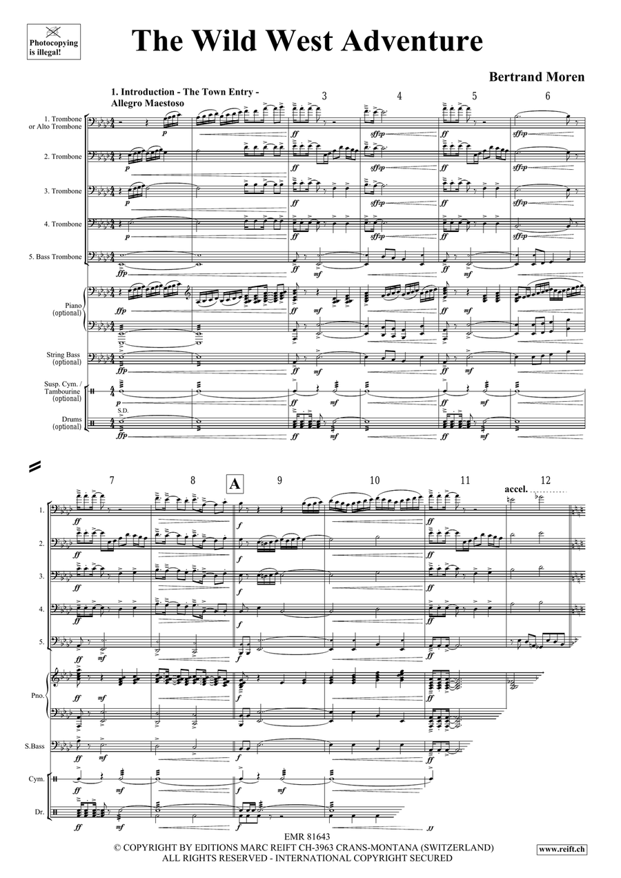 The Wild West Adventure The Wild West Adventure Trombone scores gallery preview page 4