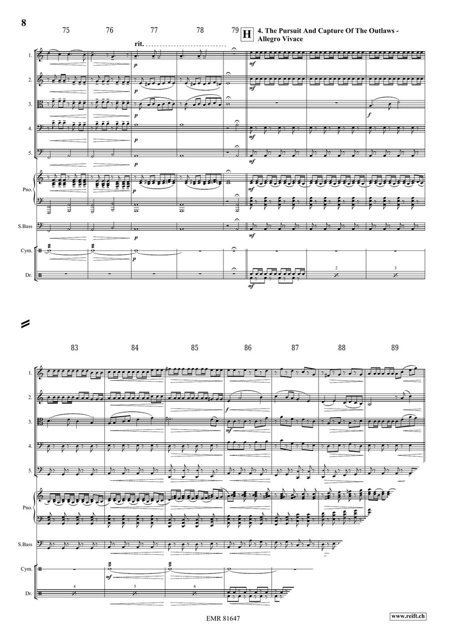 The Wild West Adventure The Wild West Adventure String Orchestra scores gallery preview page 8