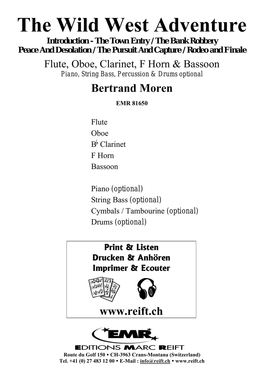 The Wild West Adventure The Wild West Adventure Woodwind Quintet scores gallery preview page 2