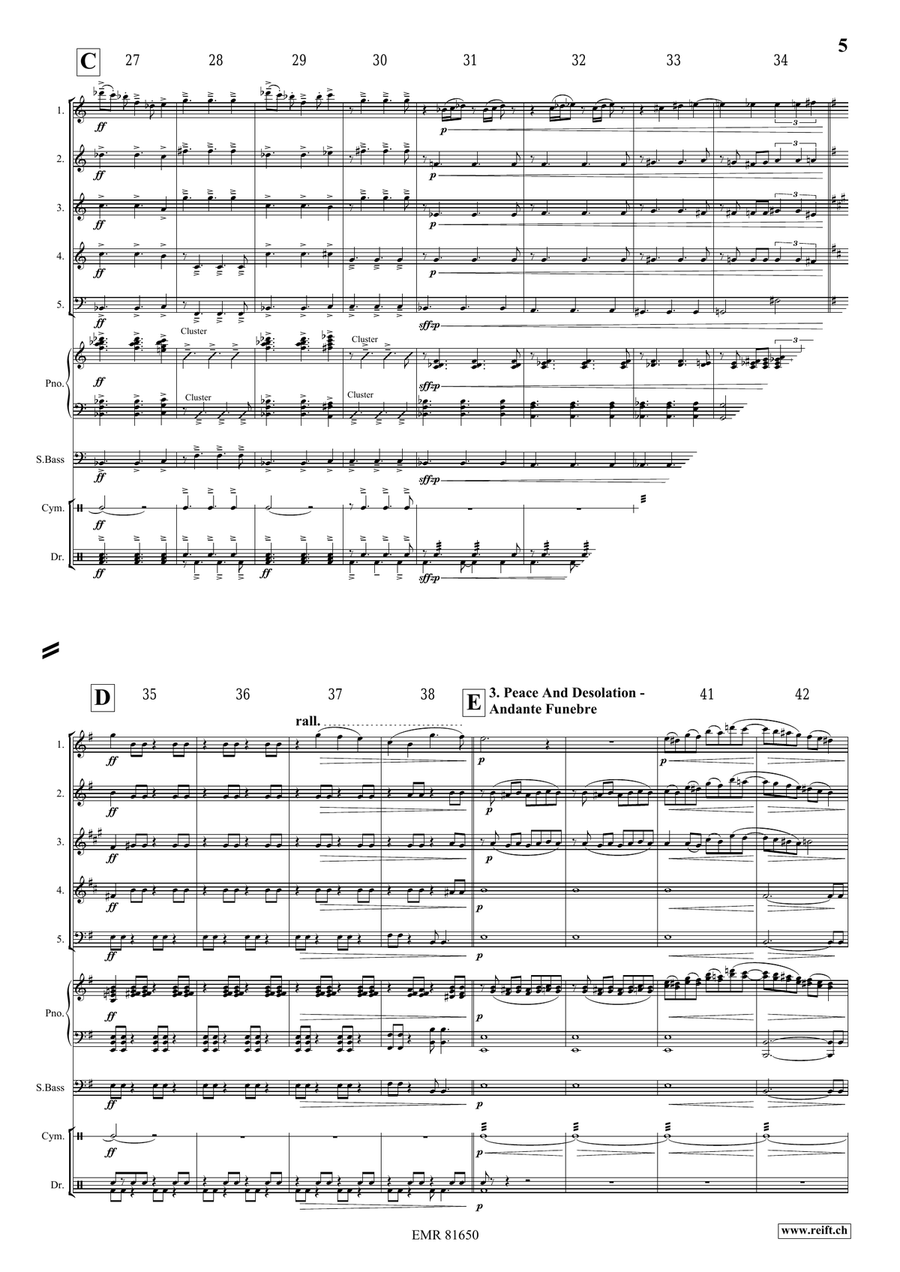 The Wild West Adventure The Wild West Adventure Woodwind Quintet scores gallery preview page 6