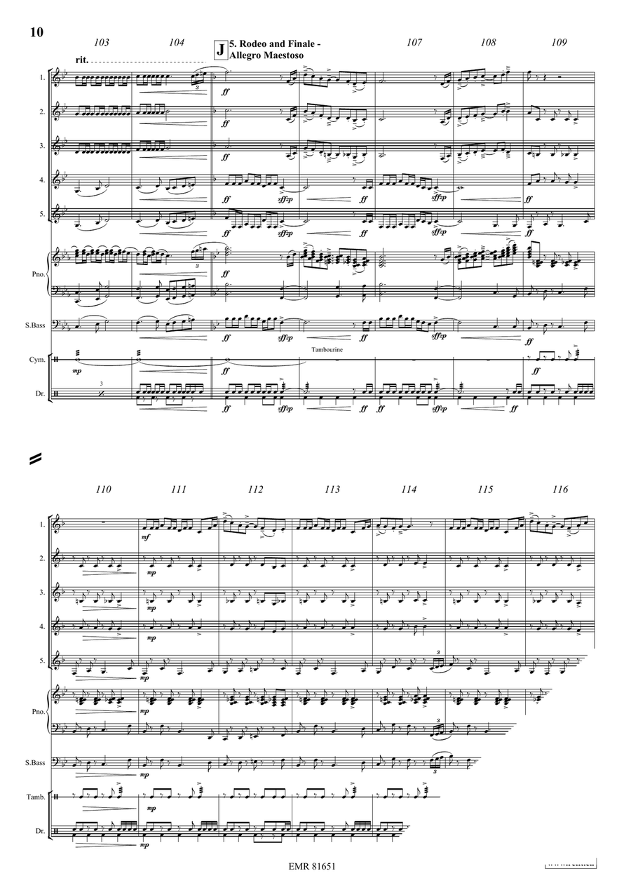 The Wild West Adventure The Wild West Adventure Horn scores gallery preview page 9