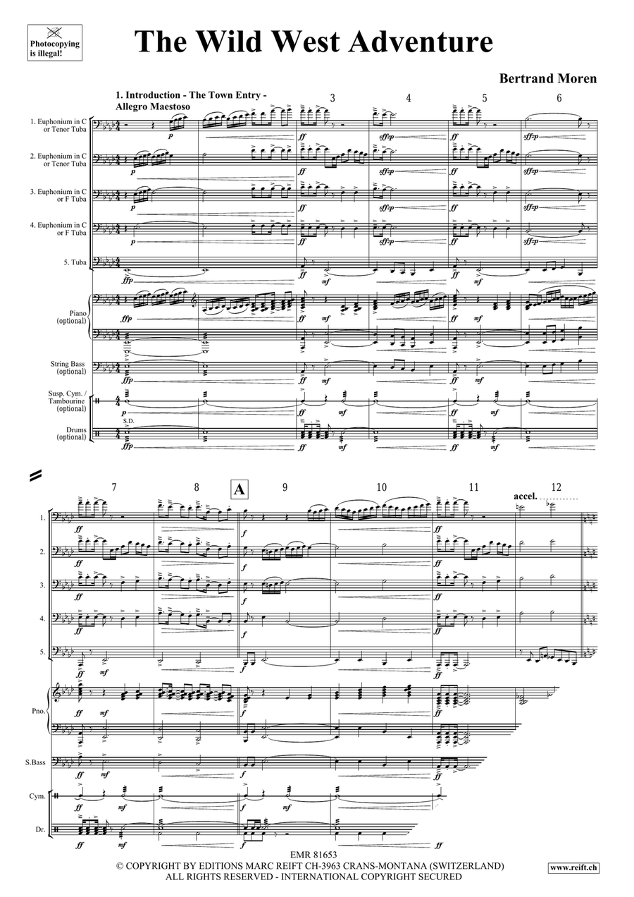 The Wild West Adventure The Wild West Adventure Tuba scores gallery preview page 4