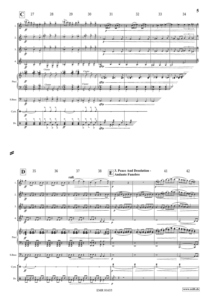 The Wild West Adventure The Wild West Adventure Clarinet Quartet scores gallery preview page 6