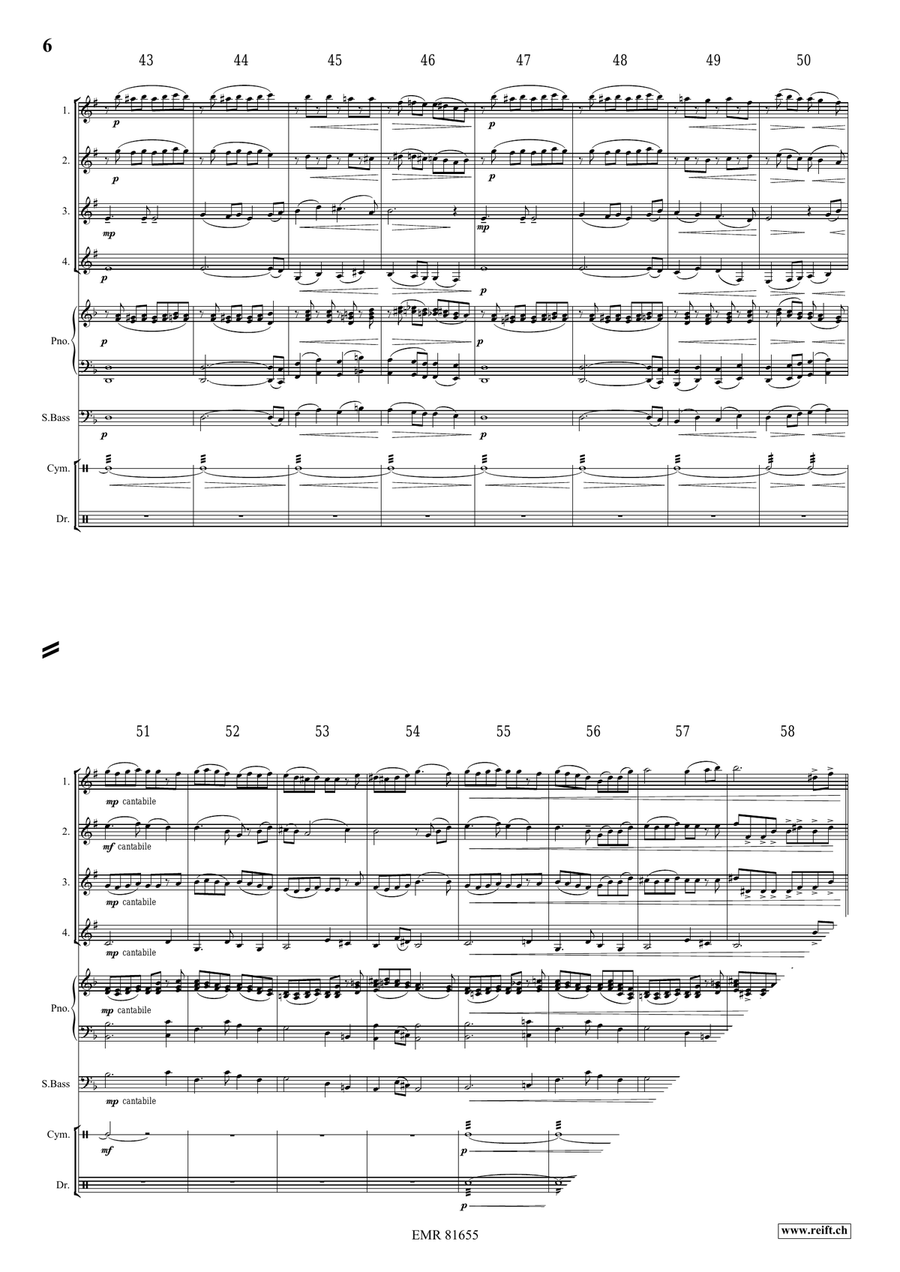 The Wild West Adventure The Wild West Adventure Clarinet Quartet scores gallery preview page 7