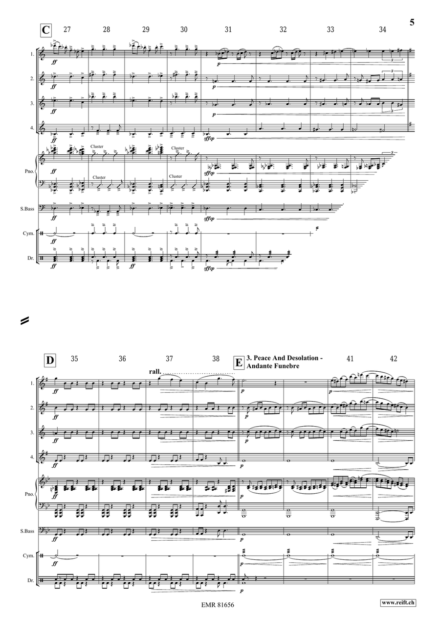 The Wild West Adventure The Wild West Adventure Saxophone Quartet scores gallery preview page 6