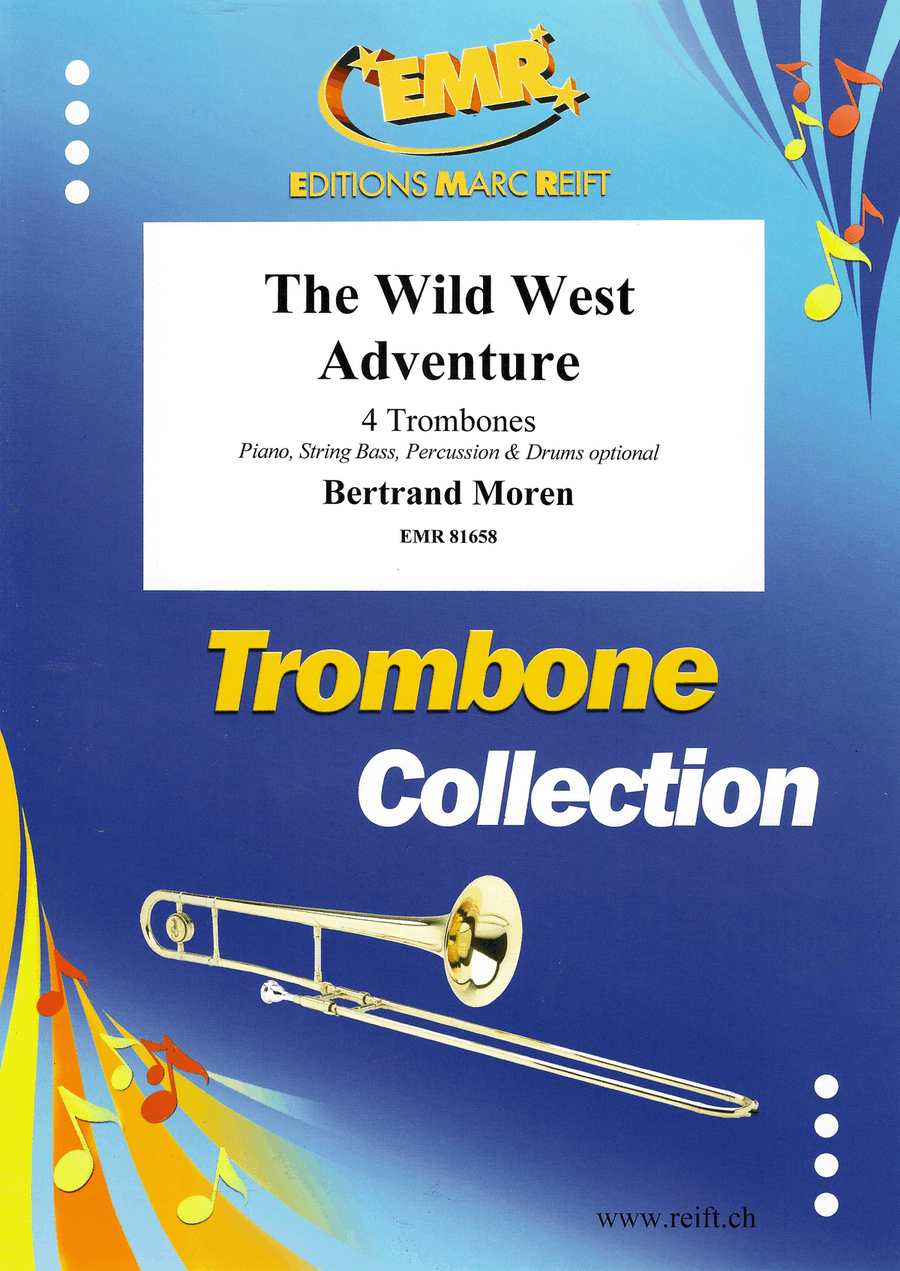 The Wild West Adventure The Wild West Adventure Trombone Quartet scores gallery preview page 1