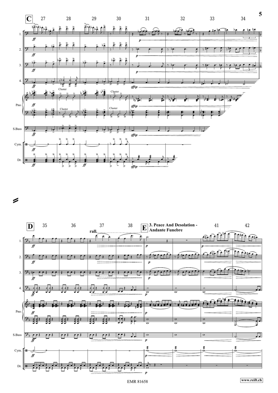 The Wild West Adventure The Wild West Adventure Trombone Quartet scores gallery preview page 6