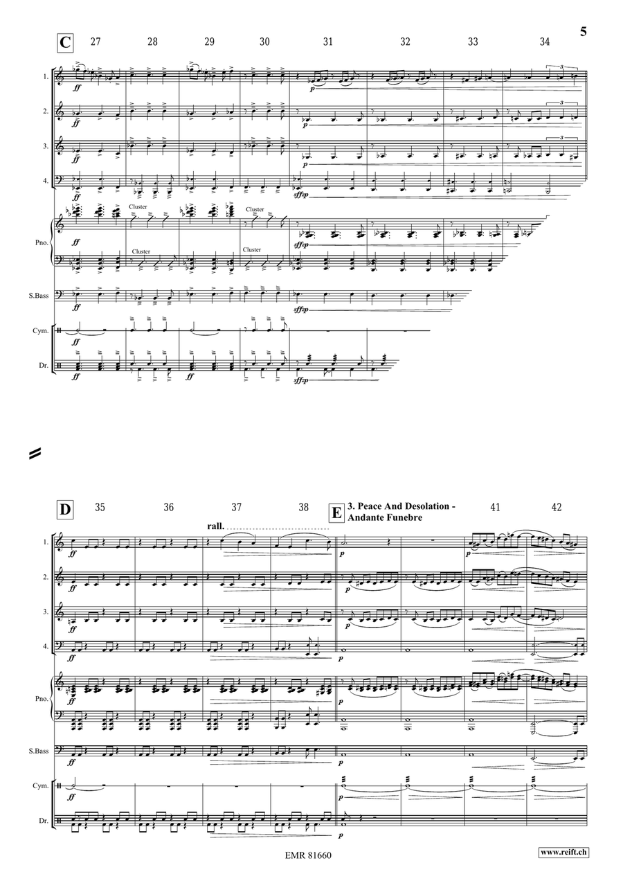 The Wild West Adventure The Wild West Adventure Brass Quartet scores gallery preview page 6