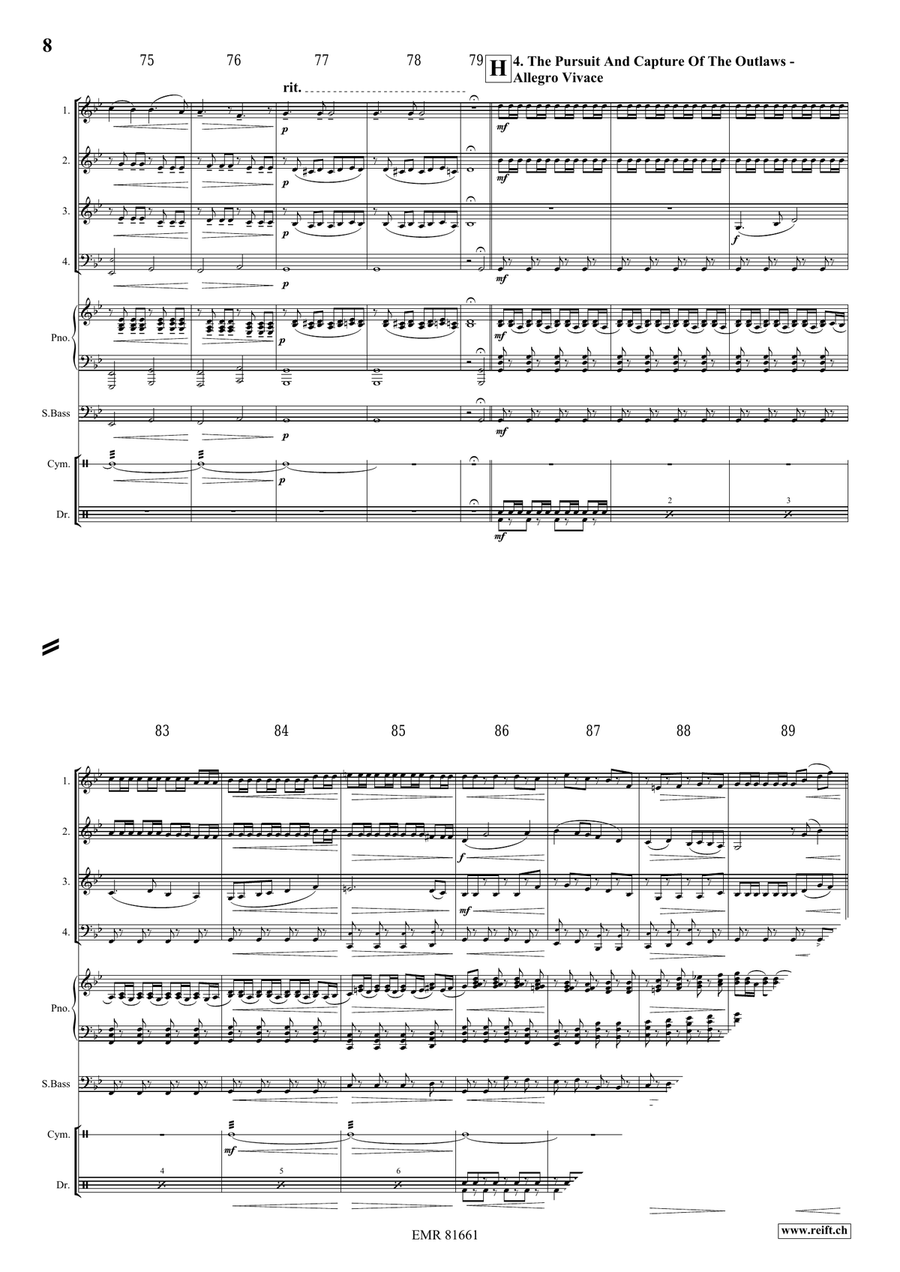 The Wild West Adventure The Wild West Adventure Woodwind Quartet scores gallery preview page 8