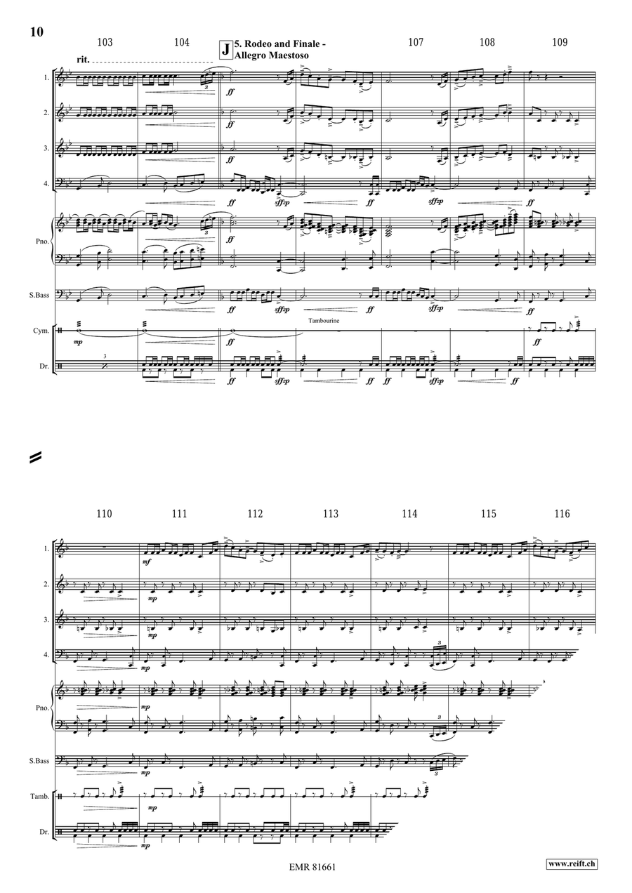 The Wild West Adventure The Wild West Adventure Woodwind Quartet scores gallery preview page 9