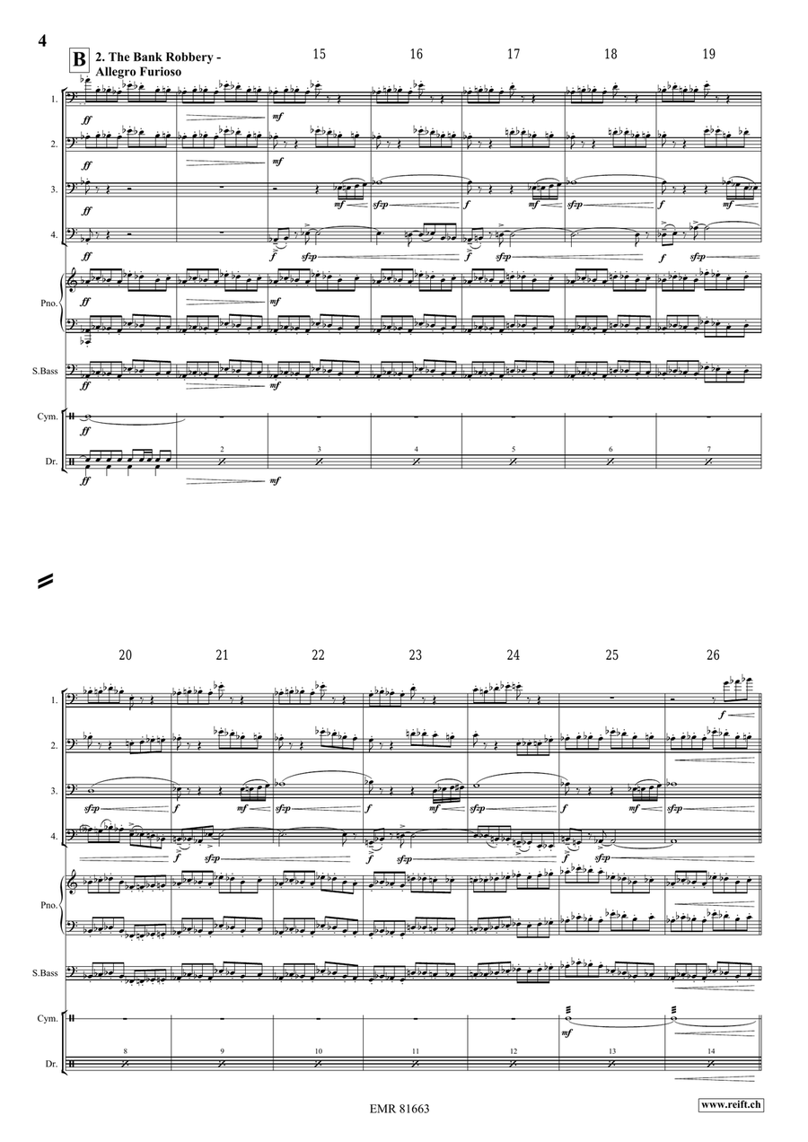 The Wild West Adventure The Wild West Adventure Bassoon Quartet scores gallery preview page 5